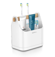 WIREKING Multi-Compartment Bathroom Storage with Detachable Bottom