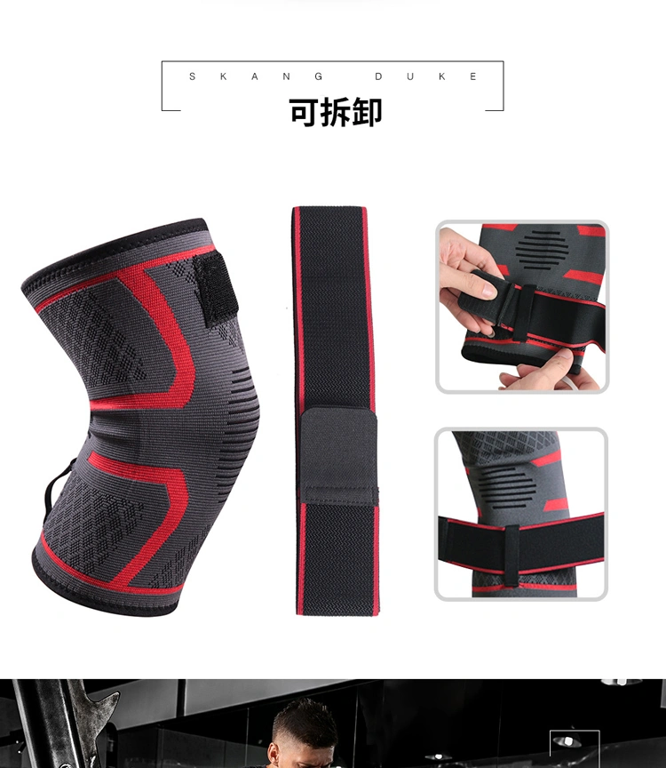 Compression Belt Knitted Sports Knee Pads Badminton Running Fitness Knee Pads Outdoor Climbing Knee Pads