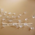 Transparent Acrylic Stone Shape Bead Garland Tree Branches