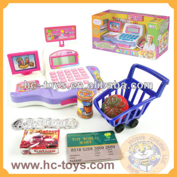 Supermarket cash register toys children cash register toys, plastic cash registers