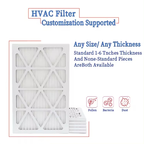 Özelleştirilmiş Amazon Sıcak Satış 16x25x1 25x20x1 MERV8 11 Pileli HVAC AC Fırınları Hava Filtresi Değiştirme Customized Amazon hot sale 16x25x1 25x20x1 MERV8 11 Pleated HVAC AC Furnaces Air Filter replacement
