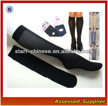 Ladies Girls Knee High Classic Nylon Stocking Socks/Girls knee Socks