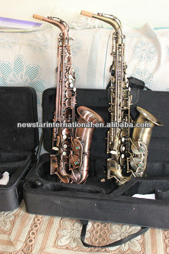 Professional Vintage Bronzy alto saxophone