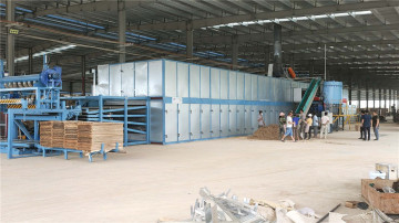 4 Deck Biomass Veneer Dryer Machine