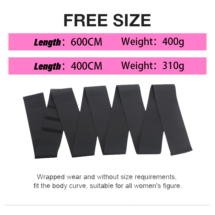 Adjustable Free Size Corset Flat Waist Trainer Wrap