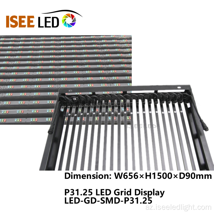 P31.25 Açıq şəffaflıq LED GRID Ekran