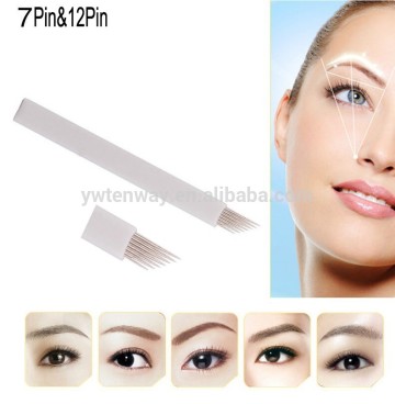 High Quality Eyebrow Permanent Makeup Needle Blade 7F Needles For Permanent Makeup Manual Pen