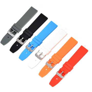 20mm silicone rubber smart watch band strap