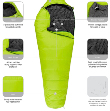 Comfortable Nylon Mummy Sleeping Bag for Winter Camping - Keeps You Warm