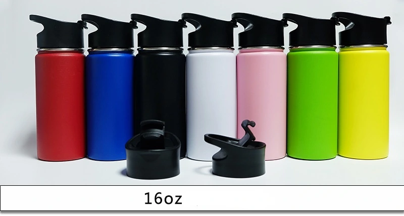 Wide Mouth Insulated Stainless Steel Vacuum Water Flask/ Bottle