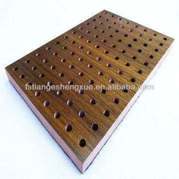 Perforated MDF acoustical sound board