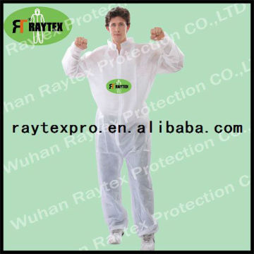 Disposable Nonwoven Coverall With Collar
