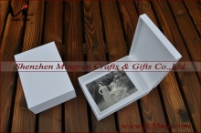 Elegant Clamp System Linen Photo Storage Gift Box