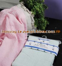 BB021-Waffle Baby Blanket