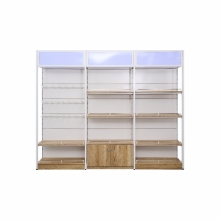 Single Side Steel and Wood Display Racks