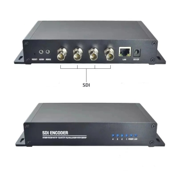 High quality RTMP four SDI to IP H.265/H.264 IPTV Hevc live streaming SDI IP encoder