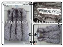 sliver fox fur vest