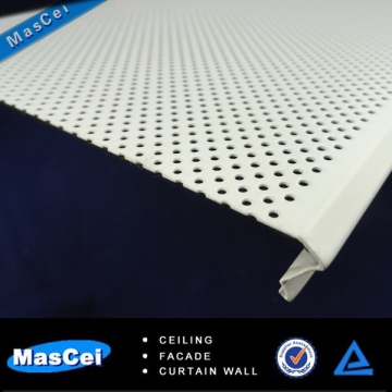 Strip perforated aluminum ceiling board and c strip ceiling for metal strip ceiling panels