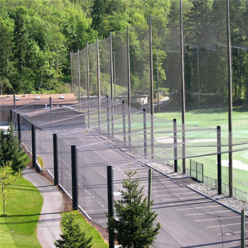 Practice de golf Net tissé blanc