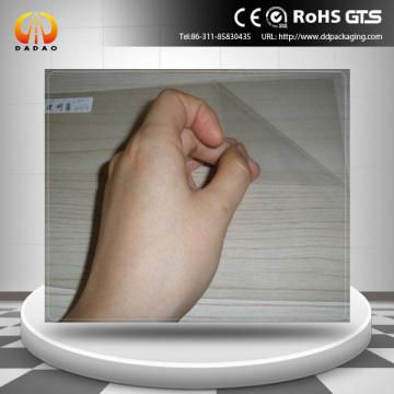 Holographic clear rear projection adhesive film