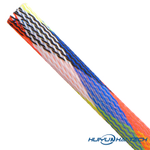 Color pattern braided cable sleeve