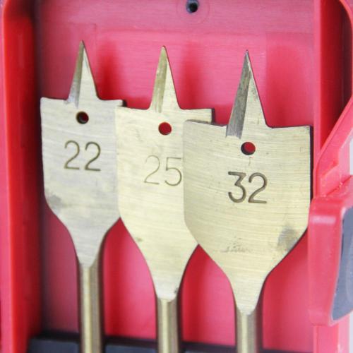 7pcs Flat Drill Bits σετ