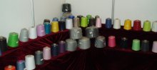 spun polyester yarn 20S/polyester dyed spun yarn