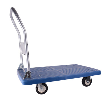 Chariot de marché pliable bleu