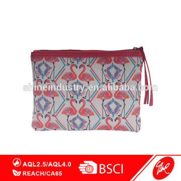 Cute Young Girl Animal Prints Wallet Coin Purse