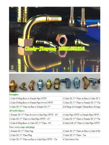 Bsp/Metric/ Jic /DIN Hydraulic Hose Fittings