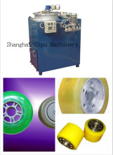 polyurethane rubber castor casting machine