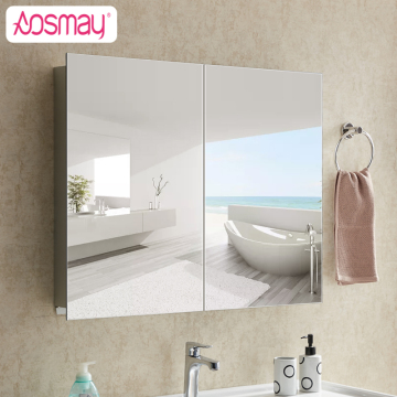 Foshan Wall Hanging Hotel Bathroom Aluminum Mirror Cabinet
