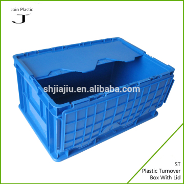 pp colorful plastic crate with lids