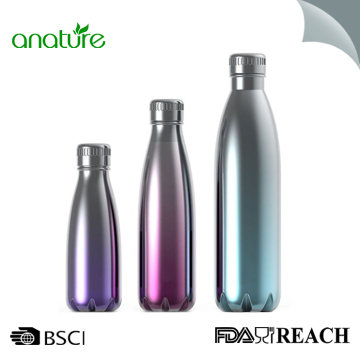 Metallic Insulated Water Drink Bottle Turquoise