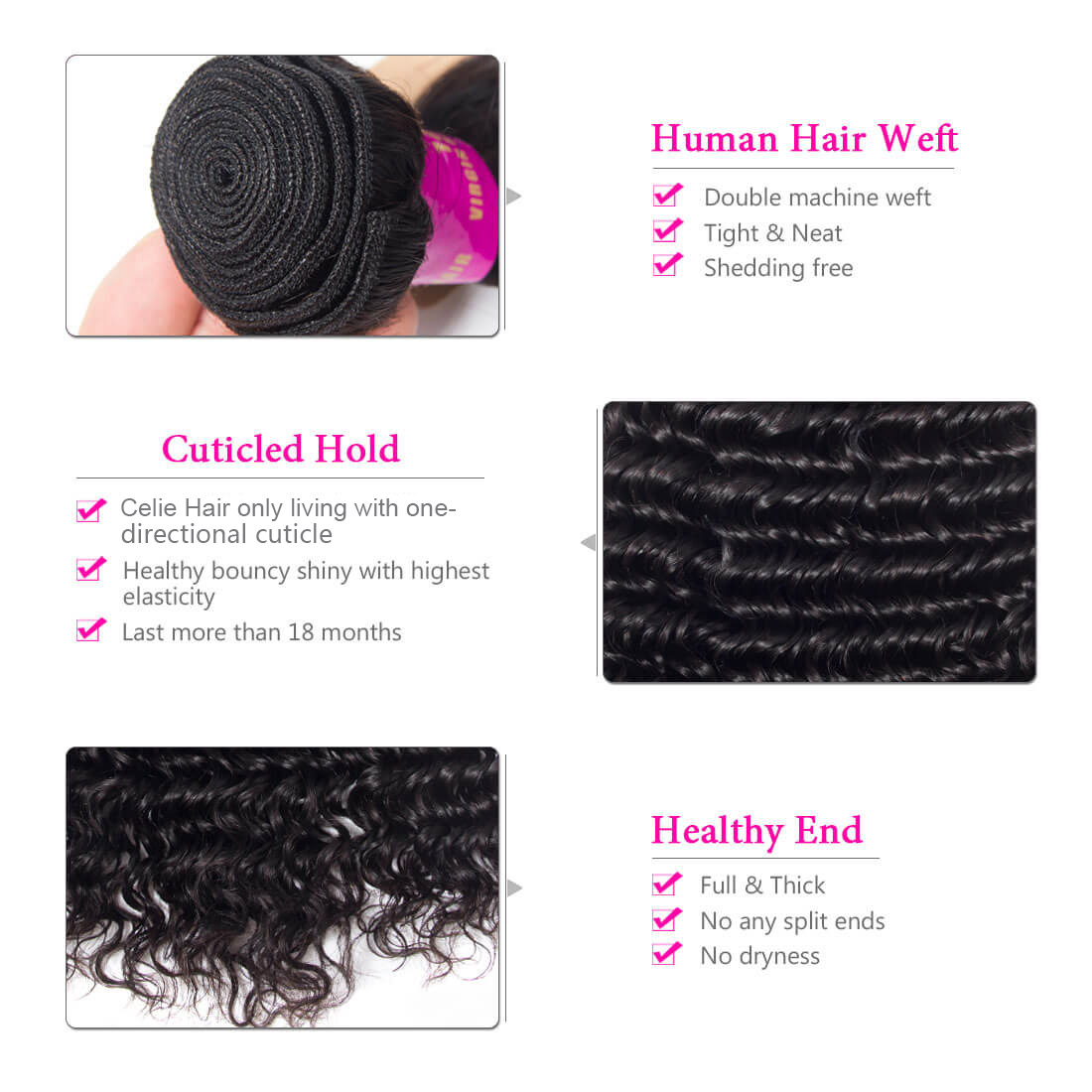 Brazilian Hair China Suppliers, Peruvian Deep Curly Wavy Hair Crochet Braids With Human Hair with Lace Frontal Cl