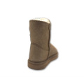 Fesyen Girls Winter Fur Lined Gold Boots Kids