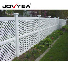 Modern Garden Lattice Fence: Decorative 1.2x2w Virgin Vinyl