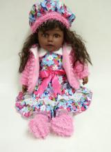 14" Big Eyes Vinyl Doll