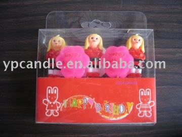 Flower & girl candles