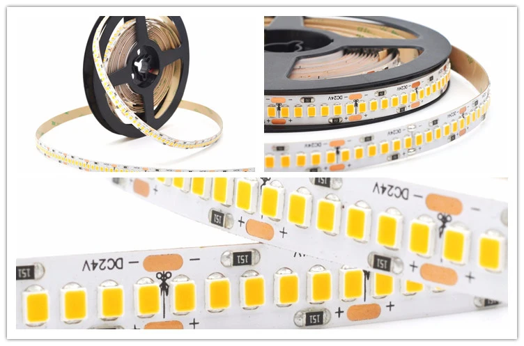 LED Light Strip SMD2835 240LED 18W Ra80 LED Strip DC24 3000K LED Strip Lamp