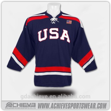 custom sublimated ice hockey jersey set, reversible hockey jersey