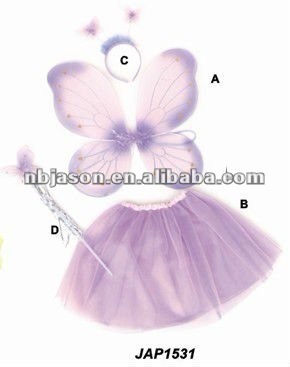 Purple fairy wings set / Purple Tutu set / child tutu gifts