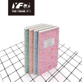 Flower story style cute metal cover notebook