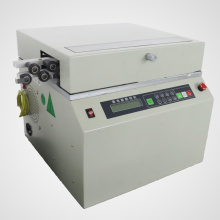 Electric cable cutting and stripping machine