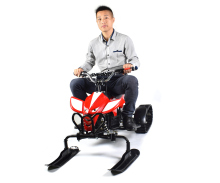 Customized Colorful Ce Certificated Ski Tracks Snow Scooter for Kids