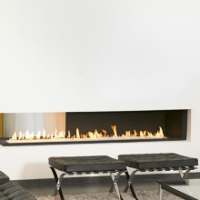 2.6ft 3D water vapor steam atomizing fireplace