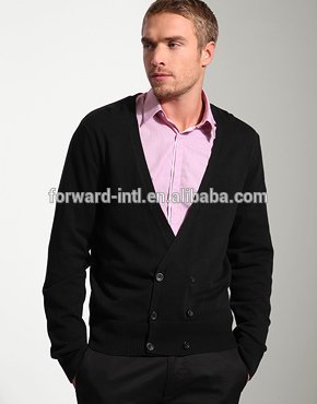 Fashion mens cashmere cardigan sweaters