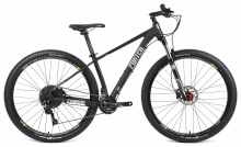Hardtail Mountain Bike Featuring Rock