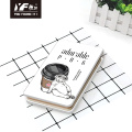 Adorable dog style soft cover glue notebook