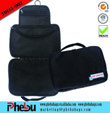 Promotional travel folded toiletry bag